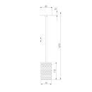 Подвесной светильник 50247/1 LED/ белый (a061441) 