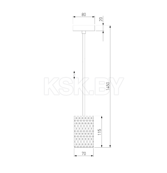 Подвесной светильник 50247/1 LED/ белый (a061441) 