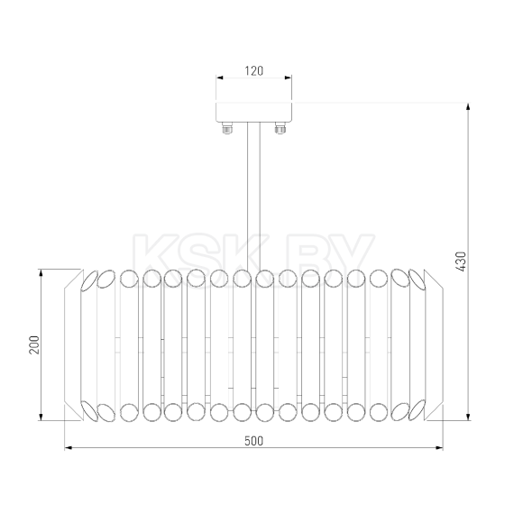 Светильник потолочный Bogate's 362/5 (a058075) 
