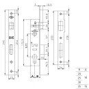 Корпус врезного замка KALE KILIT 153-85BS20-23NP (24408) 