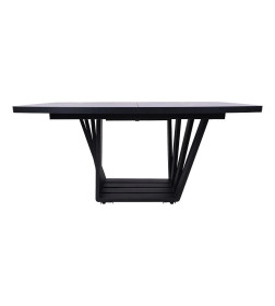 Стол KAMERON раздвижной, 1600(2050)*900 HPL-платик Серый камень/черный