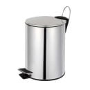 Ведро для мусора металлическое с педалью  CASPIAN 3л 90009 (90009) 