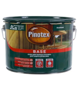 Деревозащитная грунтовка Pinotex Base 9л