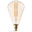 Лампа светодиодная Filament ST164 E27 6W 890lm 230в. 2700K golden straight Gauss (157802118) 