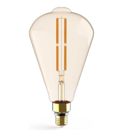 Лампа светодиодная Filament ST164 E27 6W 890lm 230в. 2700K golden straight Gauss