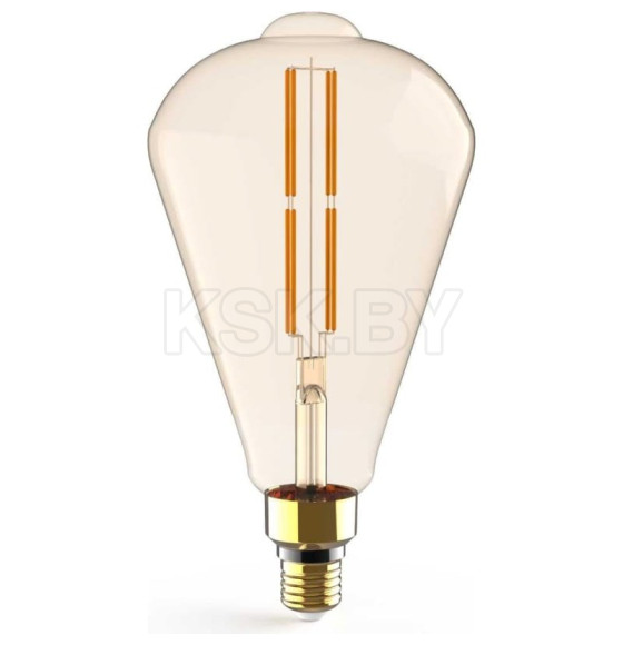 Лампа светодиодная Filament ST164 E27 6W 890lm 230в. 2700K golden straight Gauss (157802118) 