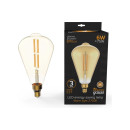 Лампа светодиодная Filament ST164 E27 6W 890lm 230в. 2700K golden straight Gauss (157802118) 