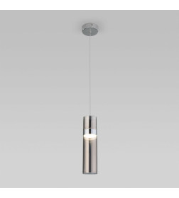 Подвесной светильник 50244/1 LED хром/дымчатый