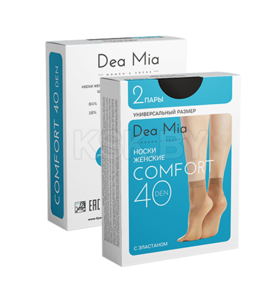 Носки женские 1412/8 Брестские DEA MIA COMFORT 40 (ПА), р. 23-25 NERO (3С1412/8-Д38) 