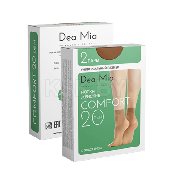 Носки женские 1413 Брестские DEA MIA COMFORT 20 (ПА), р. 23-25 BRONZ (14С1413) 