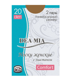 Носки женские 1413 Брестские DEA MIA COMFORT 20 (ПА), р. 23-25 NATURAL