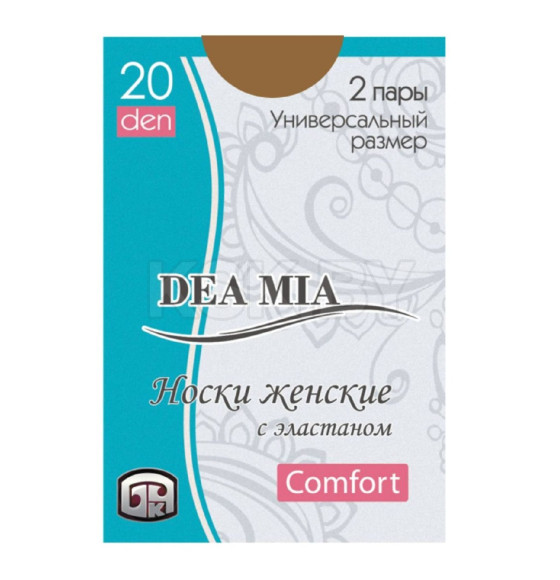 Носки женские 1413 Брестские DEA MIA COMFORT 20 (ПА), р. 23-25 NATURAL (14С1413) 