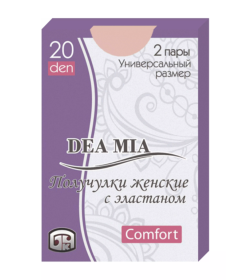 Получулки женские 1434 Брестские DEA MIA COMFORT 20 (ПА), р. 23-25 NATURAL