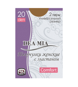 Получулки женские 1434 Брестские DEA MIA COMFORT 20 (ПА), р. 23-25 BRONZ