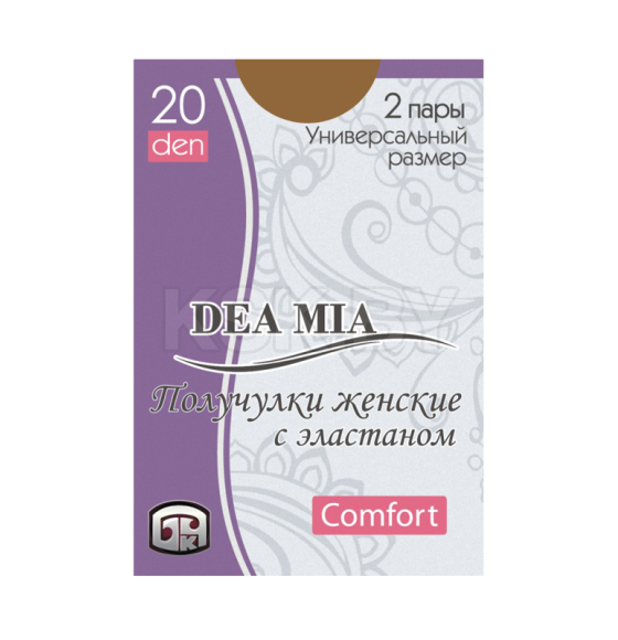 Получулки женские 1434 Брестские DEA MIA COMFORT 20 (ПА), р. 23-25 BRONZ (15С1434) 