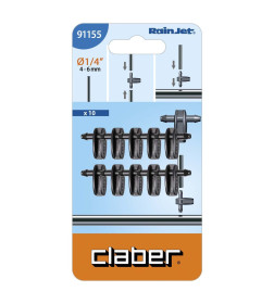 Соединитель 1/4" (10 шт) Claber 91155