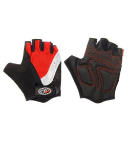 Перчатки велосипедные JAFFSON SCG 46-0210 XL (чёрный/белый/красный)