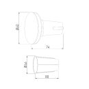 Подсветка для лестниц MRL LED 1119 светодиодный Белый (a058913) 