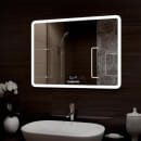 Зеркало Континент Demure LED 900х700 с многофунк-циональной панелью, подогревом (ЗЛП448) 