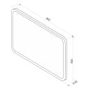 Зеркало Континент Demure LED 800х600 (ЗЛП221) 