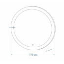 Зеркало Континент Rinaldi LED D770 (ЗЛП39) 