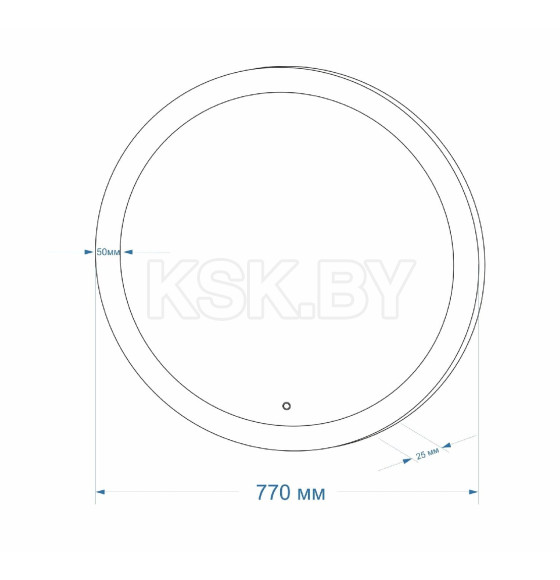 Зеркало Континент Rinaldi LED D770 (ЗЛП39) 