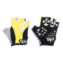 Перчатки велосипедные JAFFSON SCG 47-0122 S (чёрный/белый/жёлтый) (5075) 