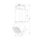 Светильник потолочный светодиодный Cubus белый матовый 10W 4200K (85516/01) однофазный (a062877) 