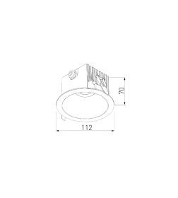 Светильник садово-парковый встраиваемый черный 18W Light LED 3005 (35160/U)