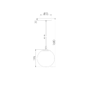 Светильник садово-парковый черный Sfera H D200 (35158/U) (a061034) 