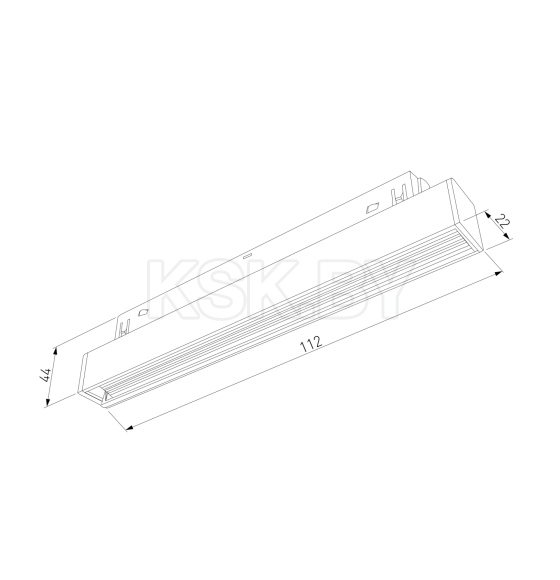 Трековый светильник Slim Magnetic WL01 6W 4200K (черный) 85007/01 (a057195) 