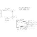 Зеркало Континент Burzhe LED 1000х700 ореольная теплая подсветка и Б/К сенсор (ЗЛП322) 