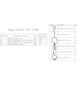 Зеркало Континент Ajour LED D800 ореольная холодная подсветка и Б/К сенсор