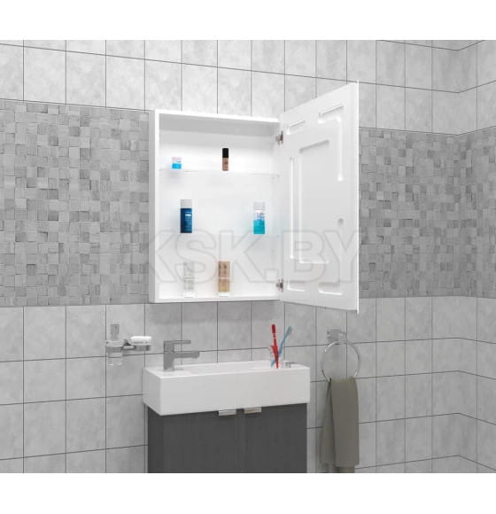 Зеркало-шкаф Континент Reflex LED  600х800 (МВК025) 