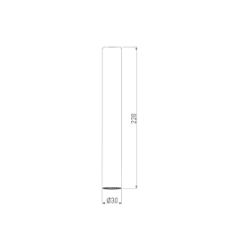 Светильник накладной белый Pika 6W (25030/LED)