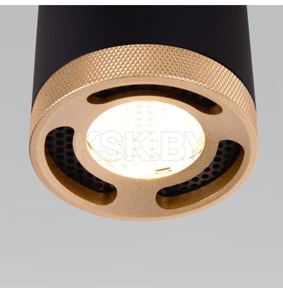 Cветильник потолочный светодиодный 25033/LED 9W 4200K чёрный (a062522) 