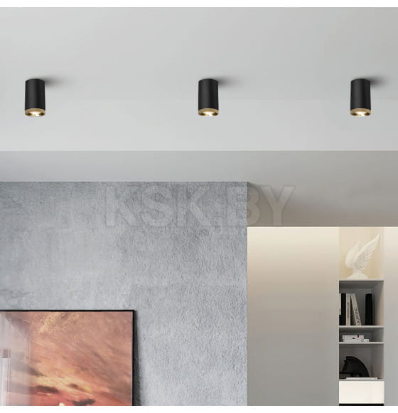 Cветильник потолочный светодиодный 25033/LED 9W 4200K чёрный (a062522) 