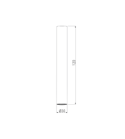 Светильник накладной серебро Pika 6W (25031/LED)