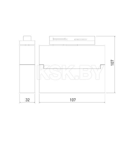 Трековый светильник Slim Magnetic Garda белый 10W 4200K однофазный 85017/01 ES (a057441) 