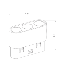 Трековый светильник 5W 4200K Smally (черный/белый) 85511/01 Slim Magnetic M02