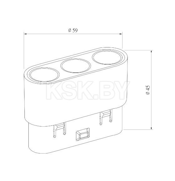 Трековый светильник 5W 4200K Smally (черный/белый) 85511/01 Slim Magnetic M02 (a061366) 