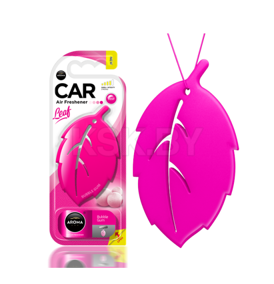 Ароматизатор Aroma Car Leaf 3D Bubble Gum