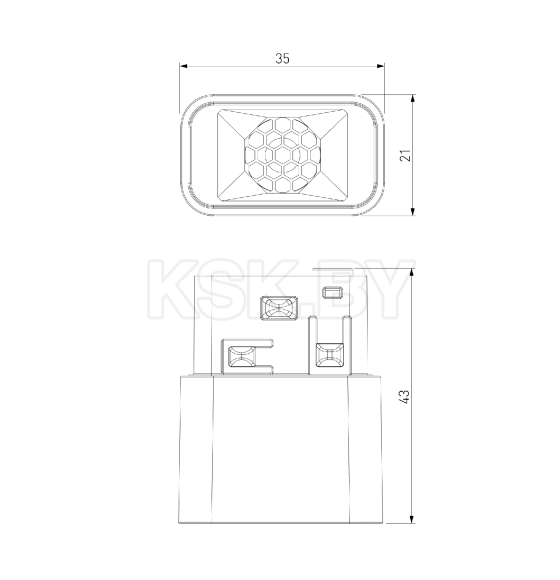 Трековый светильник 3W 4200K Tiny (черный) 85041/01 Slim Magnetic (a062807) 