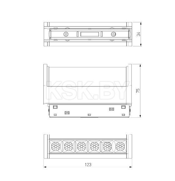 Трековый светильник 12W 4200K Alter (чёрный) 85049/01 Slim Magnetic (a062996) 