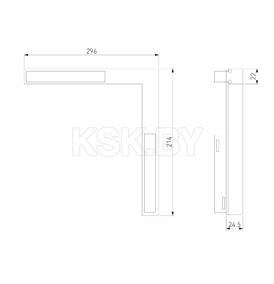 Трековый светильник 24W 4200K Link (черный) 85029/01 Slim Magnetic L03 (a062108) 