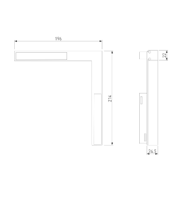 Трековый светильник 24W 4200K Link (белый) 85031/01 Slim Magnetic L03