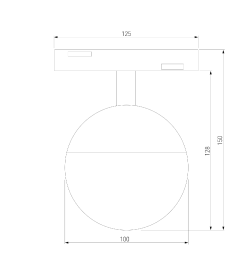 Трековый светильник 7W 4200K Neid (черный) 85032/01 Slim Magnetic