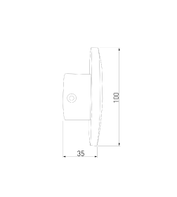 Светильник настенный светодиодный Mini Disc золото MRL LED 1126