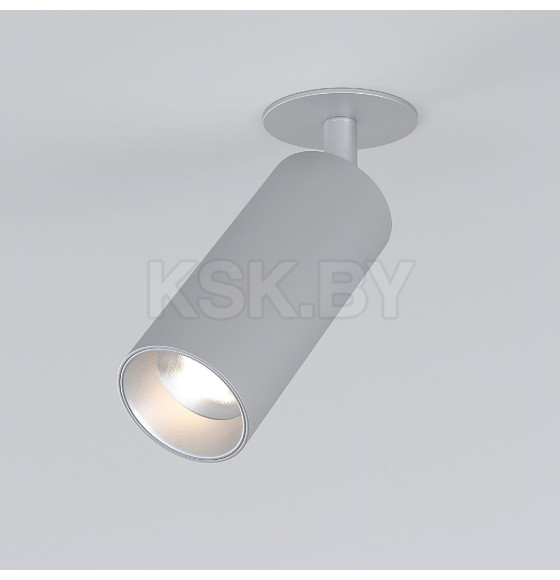 Светильник встраиваемый серебряный 10W 4200K (25052/LED) Diffe (a058172) 