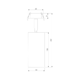 Светильник встраиваемый белый 15W 4200K (25066/LED) Diffe